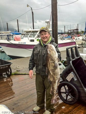 Alaska Cod Fishing in Whittier Alaska with Crazy Rays Adventures