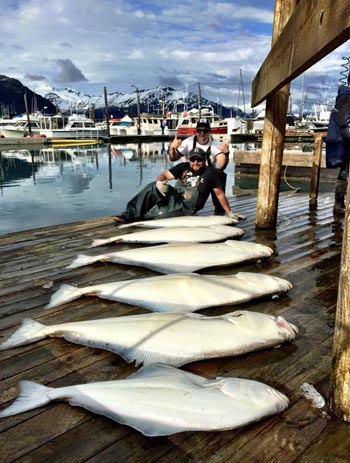 Halibut Fishing Charters in Alaska with Crazy Rays Adventures