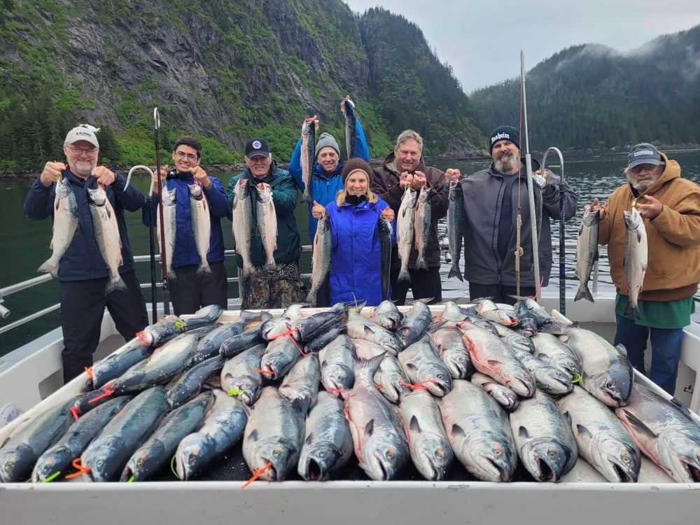 Best Silver Salmon Trips Out Of Whittier and Seward Alaska with Crazy Rays