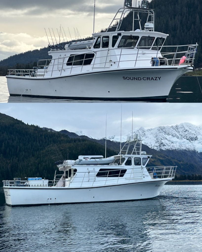 Beautiful charter boat in Seward Alaska for halibut, salmon, rockfish, and eco tours.